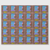 22誕生日:おもしろい、アーバングラフィティインスパイアルック ラッピングペーパー (フラット)