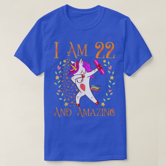 22誕生日Shirt for Girls Women Tee Mom Her 22 Tシャツ (デザイン正面)
