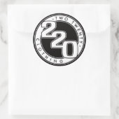 220衣類ロゴ ラウンドシール (バッグ)