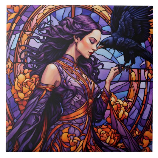 221.プリンセスとカラス タイル (正面)