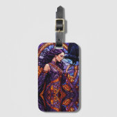 221.プリンセスとカラス ラゲッジタグ (正面縦)