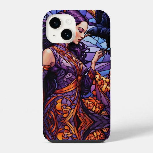 221.プリンセスとカラス iPhoneケース (裏面)