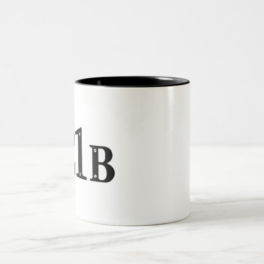 221Bパン屋の通りロンドン- Sherlock Holmesの住所 ツートーンマグカップ (中央)