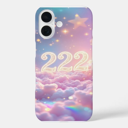 222天使の番号表示 – 残高と調和 Case-Mate iPhoneケース (裏面)