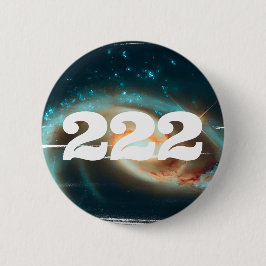 222宇宙エンジェル数銀河系発現 缶バッジ