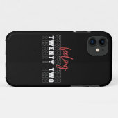 222感じ番目の誕生日 Case-Mate iPhoneケース (裏面(横))