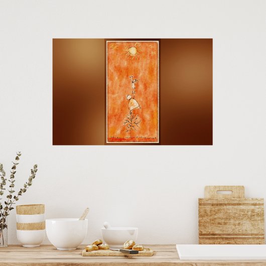 223.二人と太陽 ポスター (キッチン)