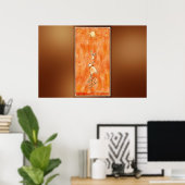 223.二人と太陽 ポスター (ホームオフィス)