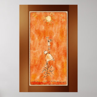 223.二人と太陽 ポスター