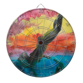 223.娘とイルカ ダーツボード