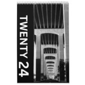 224白黒 – カレンダー (カバー)