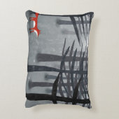 224.キツネと森 アクセントクッション (裏面(縦))