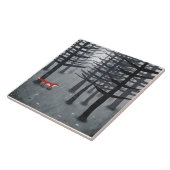 224.キツネと森 タイル (側面)