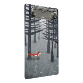 224.キツネと森 ミニクリップボード (アングル)