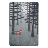 224.キツネと森 ミニクリップボード (裏面)