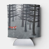 224.キツネと森 缶クーラー (裏面)