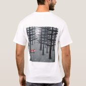 224.キツネと森 Tシャツ (裏面)