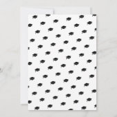 225写真スタイリッシュ卒業パーティー招待状 招待状 (裏面)