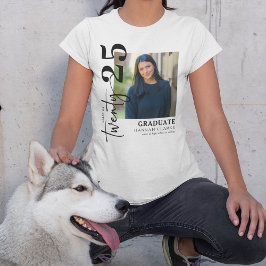 225写真スタイリッシュ卒業記念ギフト Tシャツ