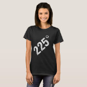 225度Bbqグおもしろいリング喫煙動揺して Tシャツ (正面フル)