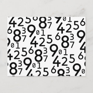 225 個のランダムな数字 分数 数学 算術学習 ポストカード