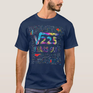 225 15誕生日15歳の平方根 Tシャツ