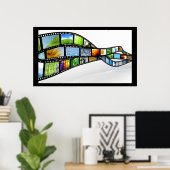 226_7000x4000_300dpin ポスター (ホームオフィス)