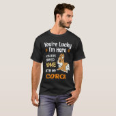 22 あなたはラッキーコーギー Tシャツ (正面フル)