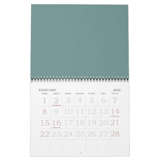 22 カレンダー (2月 2026)