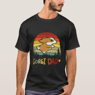 22 コーギー お父さん コーギー Tシャツ