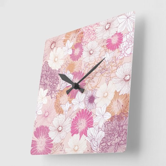 22 スクエア壁時計 (傾斜)