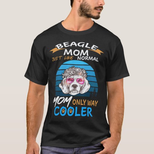 22 ビーグルマザークーラー ビーグル Tシャツ (正面)