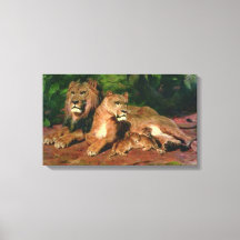 22.ライオンが家に（ライオンとライオンの仔を持つ）