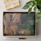 22.ライオンが家に(ライオンとライオンの仔を持つ) 薄葉紙 (ギフト)