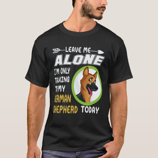 22 僕のドイツ語だけ話してるんだからほっといて Tシャツ (正面)