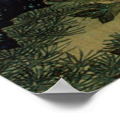 22. 牡丹小禽図, 若冲 Peonies & Small Birds, Jakuchū ポスター (角)