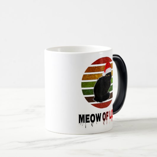 22.01～2007年、最も売れ筋の美しい黒猫 モーフィングマグカップ (正面右)