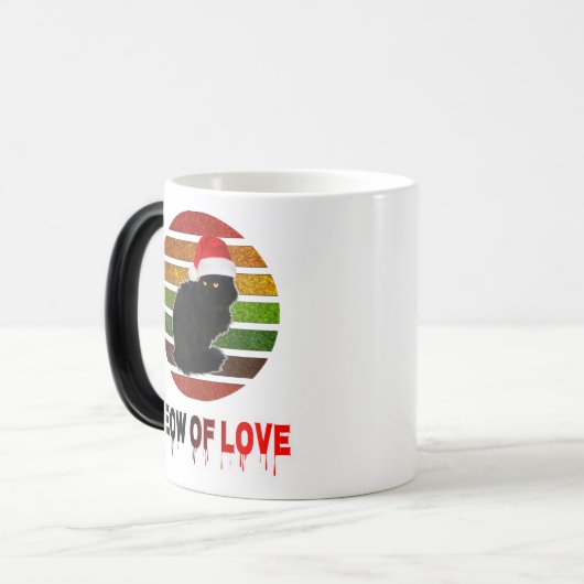 22.01～2007年、最も売れ筋の美しい黒猫 モーフィングマグカップ (正面左)