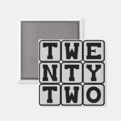 22、22番 マグネット (正面/裏面)