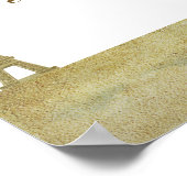 22.5インチx 7.5インチバナパーソナライズされたーヴィンテージパリ ポスター (角)