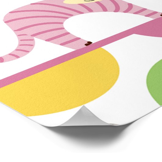 22.5 x 7.5インチバナージャングルクイーンタイガー ポスター (角)