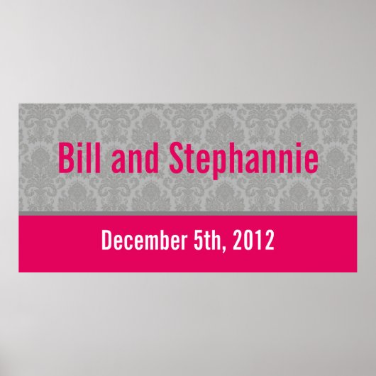 22.5x7.5インチバナーグパーソナライズされたレーモダンダマスク ポスター (正面)