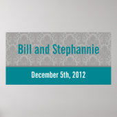 22.5x7.5インチバナーグパーソナライズされたレーモダンダマスク ポスター (正面)