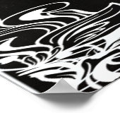 22.5x7.5インチバナーチパーソナライズされたャックモダンボード ポスター (角)