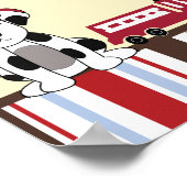 22.5x7.5インチバナーノジョパーソナライズされた消防車 ポスター (角)