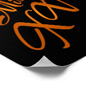 22.5x7.5インチバナーミパーソナライズされたスXVオレンジ ポスター (角)