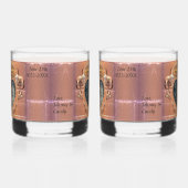22/7th Copper(カラー)周年記念飲み物用品セットW ウイスキーグラス (左)