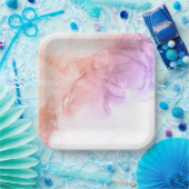 22.9cm スクエア ペーパープレート (パーティー)