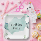 22.9cm スクエア ペーパープレート (パーティー)