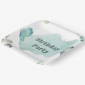 22.9cm スクエア ペーパープレート (傾斜あり)